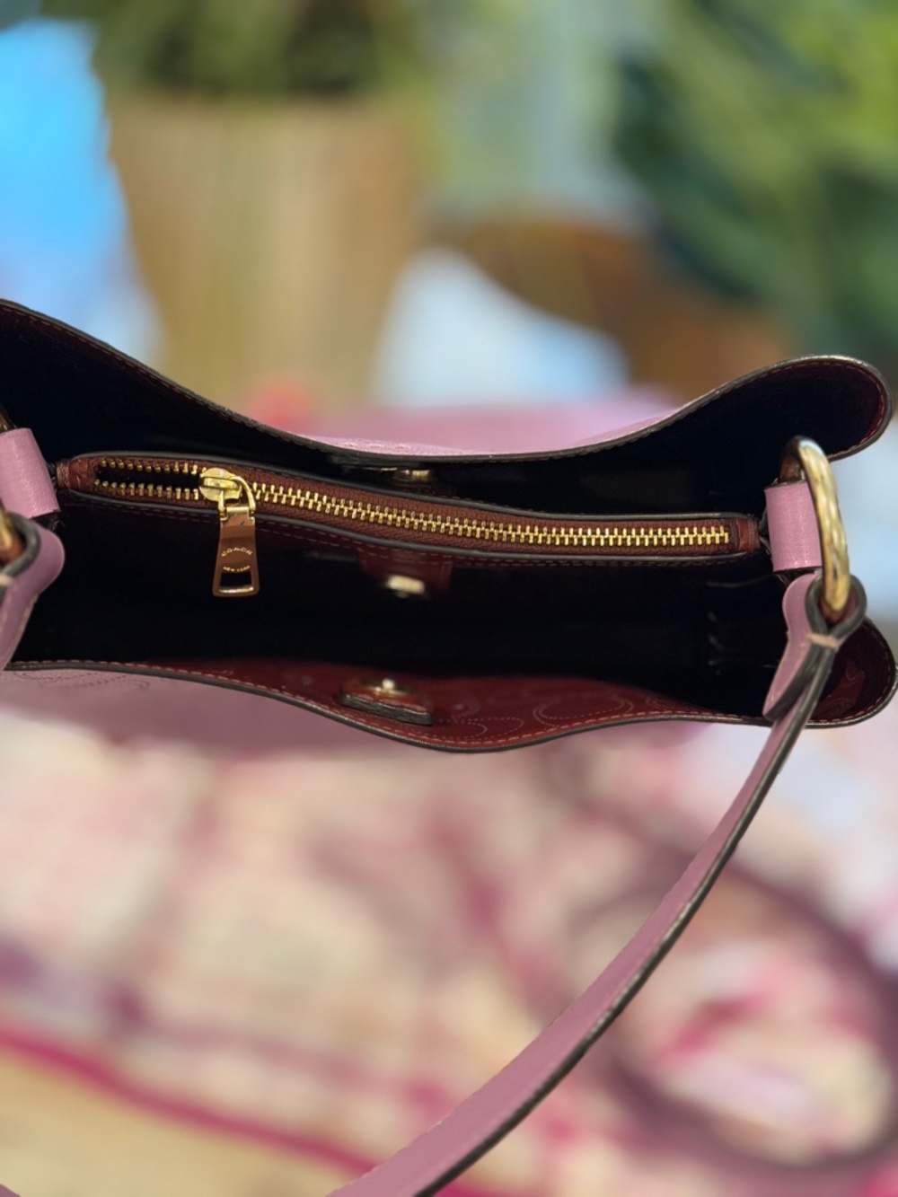 Coach Leather Town Bucket Bag - Picture 7 of 7